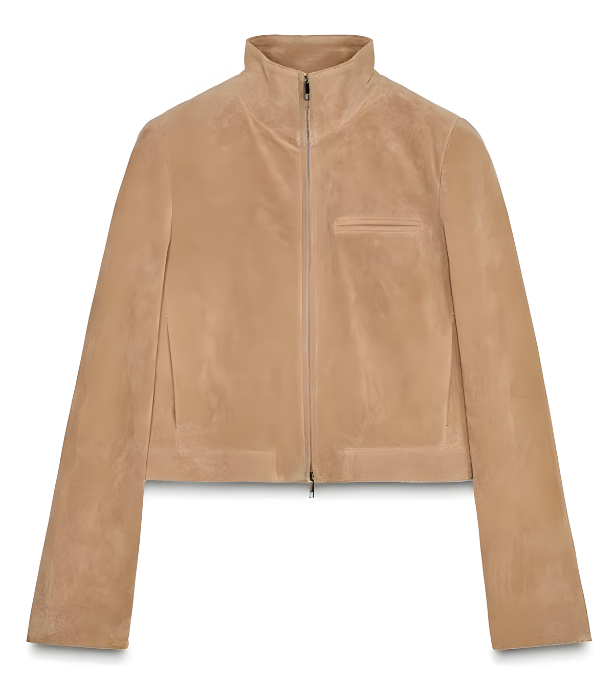Veste courte en daim