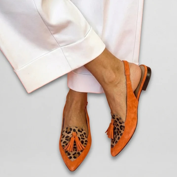 Sandales pointues à lanières