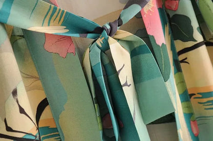 Pyjama en coton style Kimono