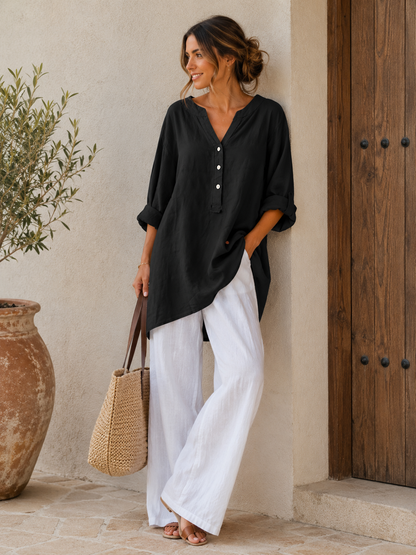 Chemise décontractée en coton