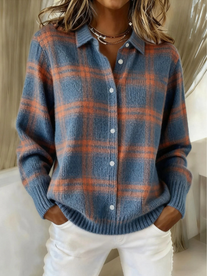 Pull à col imprimé